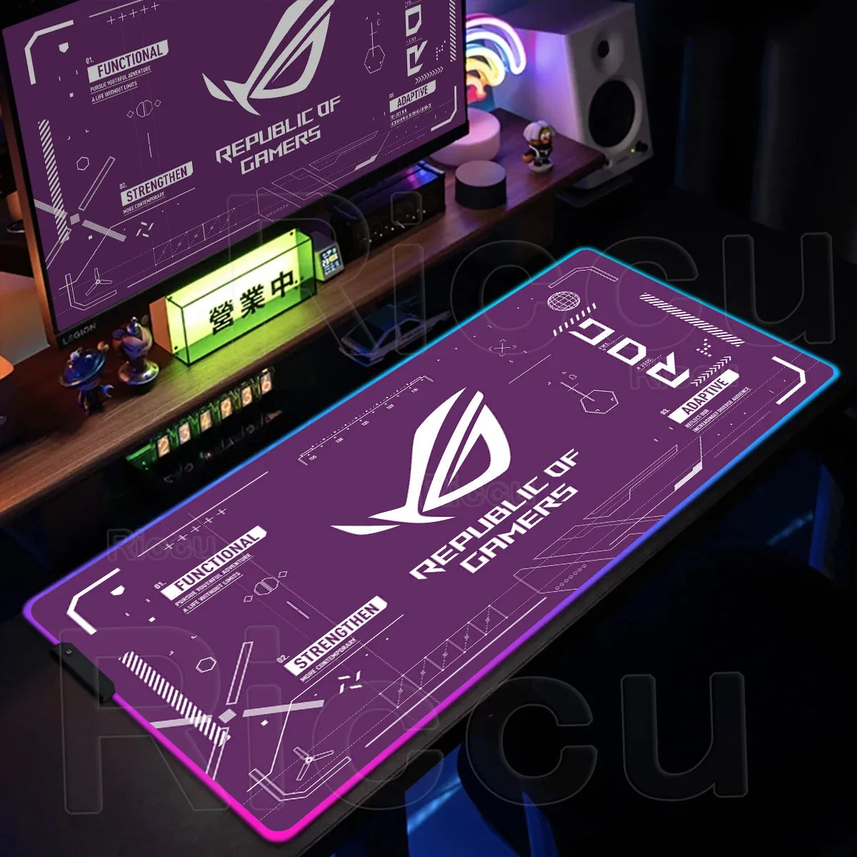 Mousepad Gaming RGB XXL | Antideslizante LED
