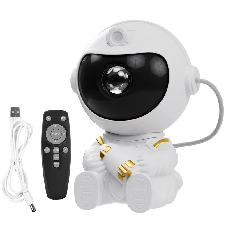 Proyector Galaxia Astronauta 🌌 | Lámpara LED Estrellada