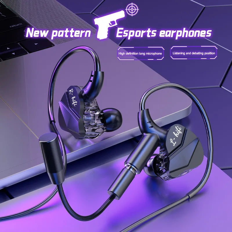 Auriculares E-Sports 7.1 HiFi 🎧 | Micrófono con Cancelación de Ruido