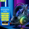 Auriculares Gaming RGB Acer | Sonido Envolvente 7.1 con Micrófono
