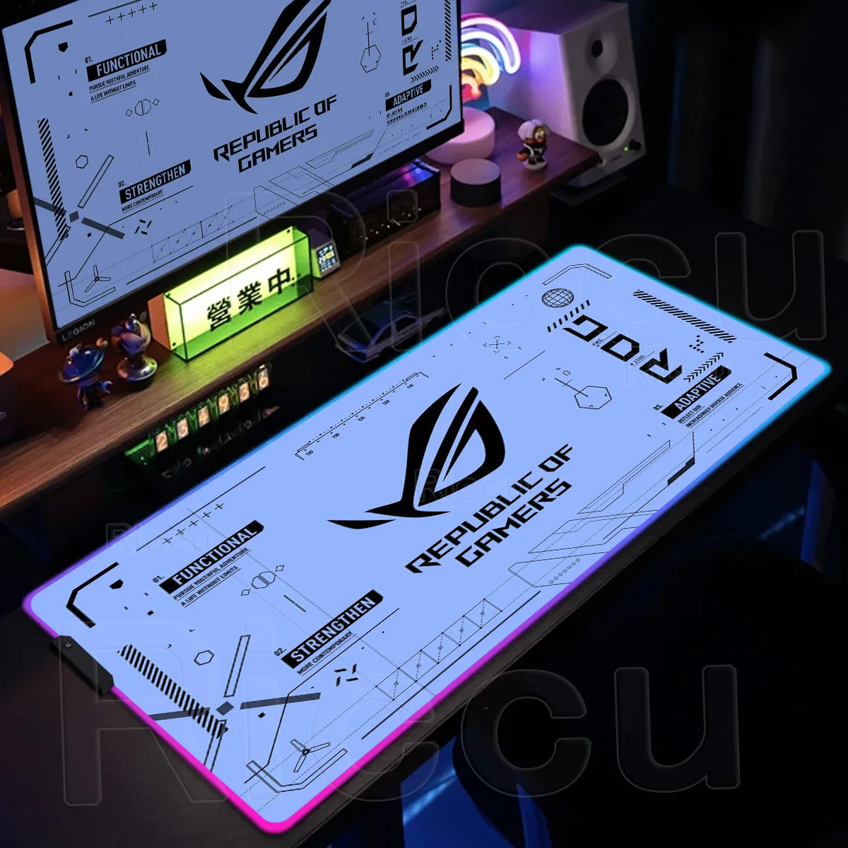 Mousepad Gaming RGB XXL | Antideslizante LED
