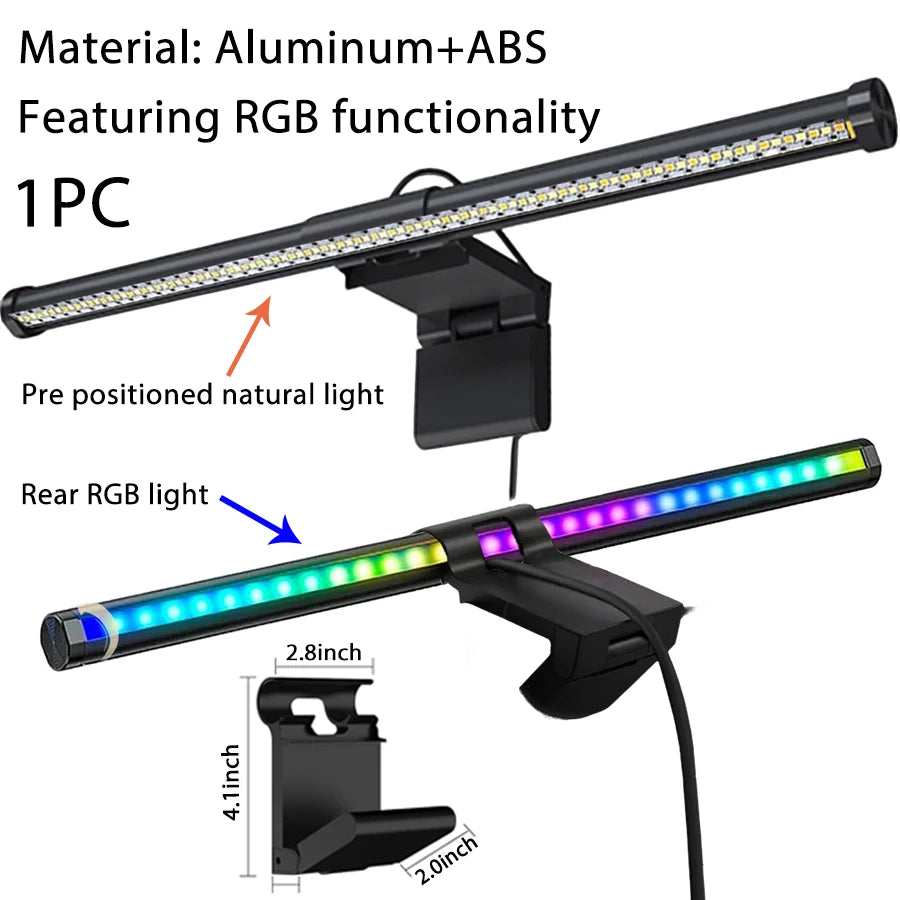 Barra LED RGB para Monitor 🖥️ | Iluminación Gaming Regulable
