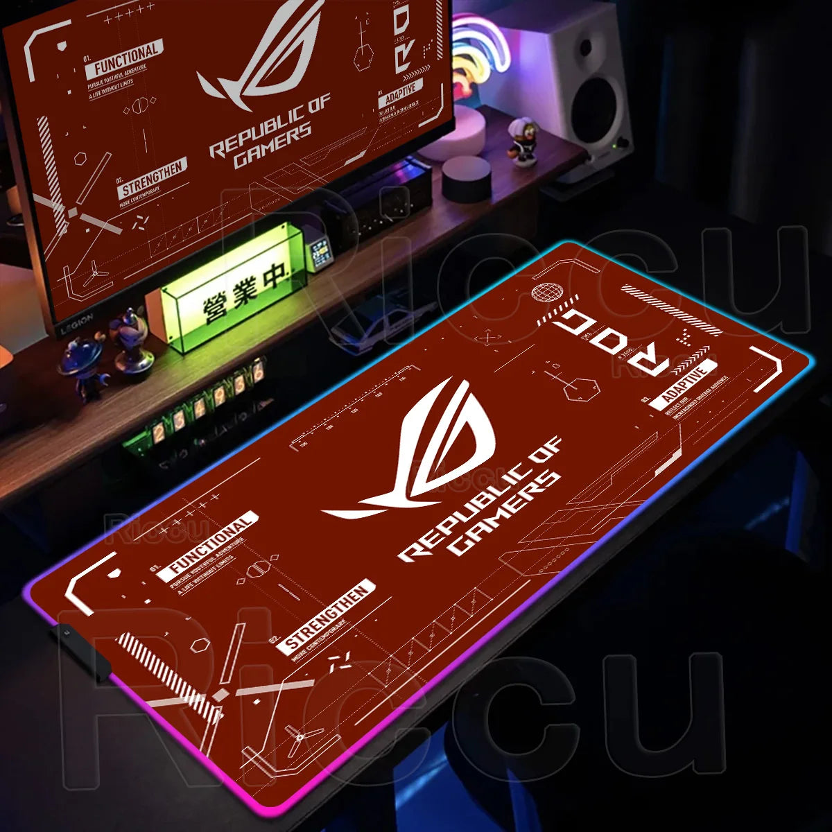 Mousepad Gaming RGB XXL | Antideslizante LED