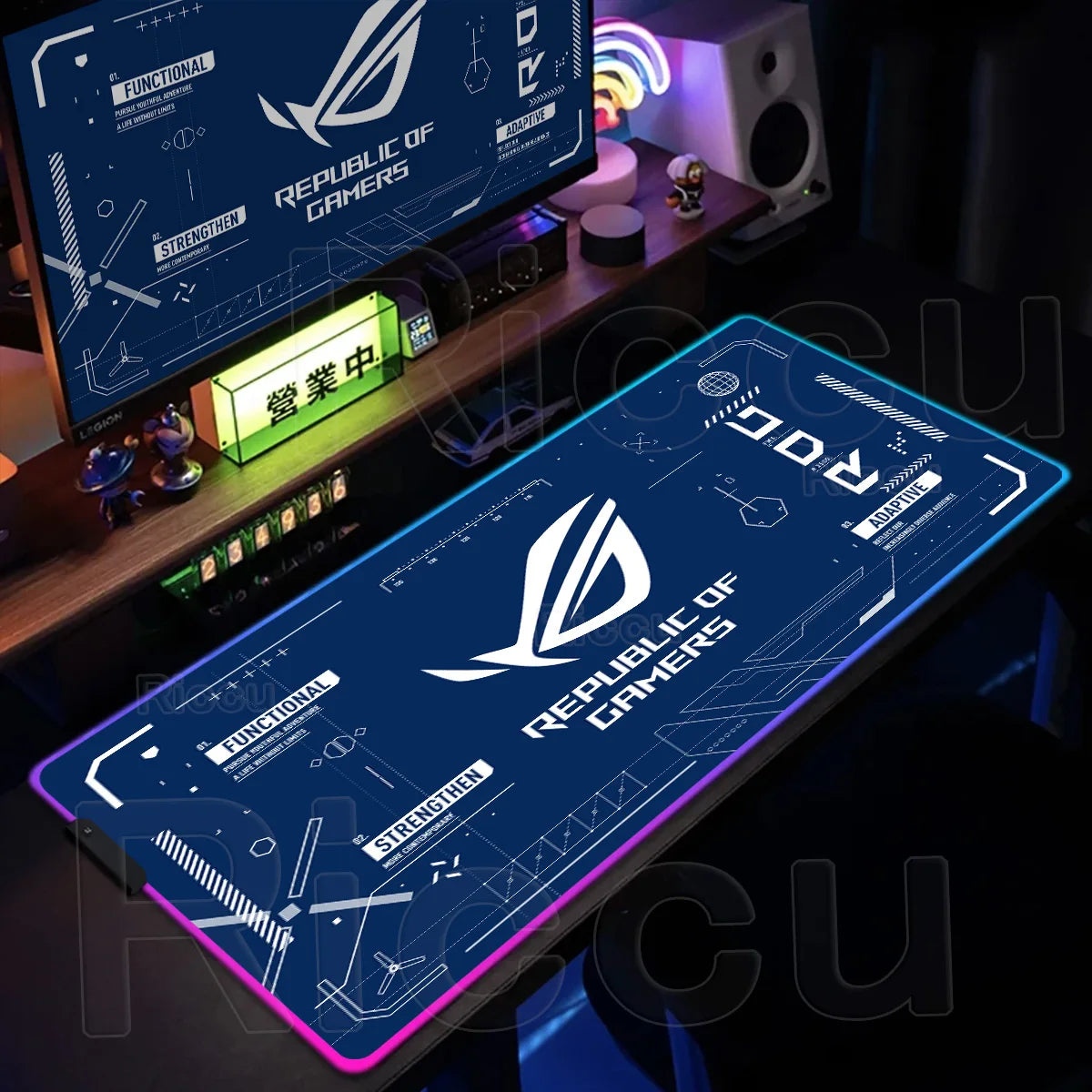 Mousepad Gaming RGB XXL | Antideslizante LED
