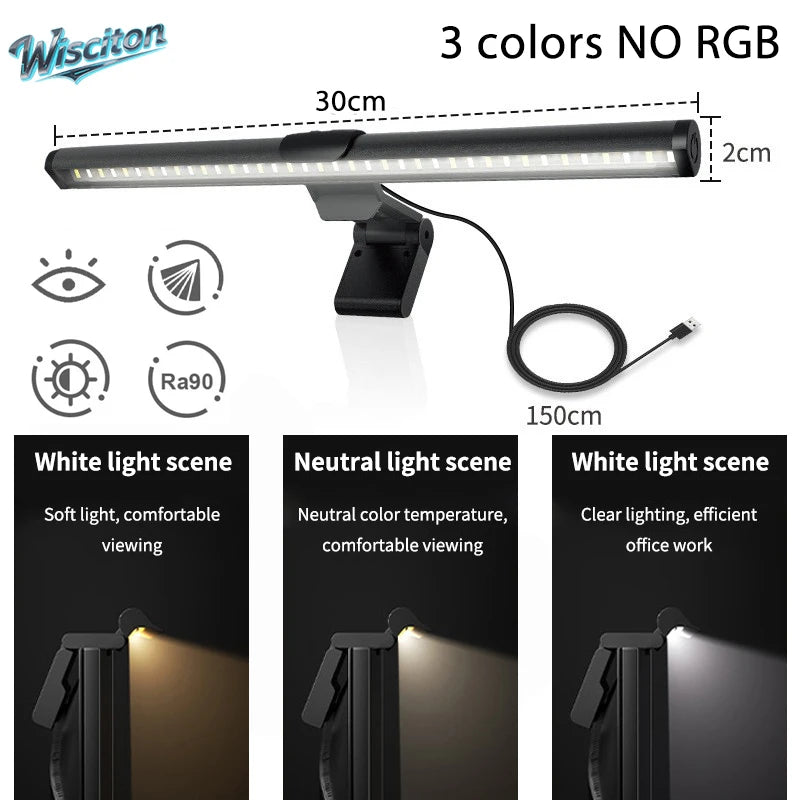 Barra LED RGB para Monitor 🖥️ | Iluminación Gaming Regulable
