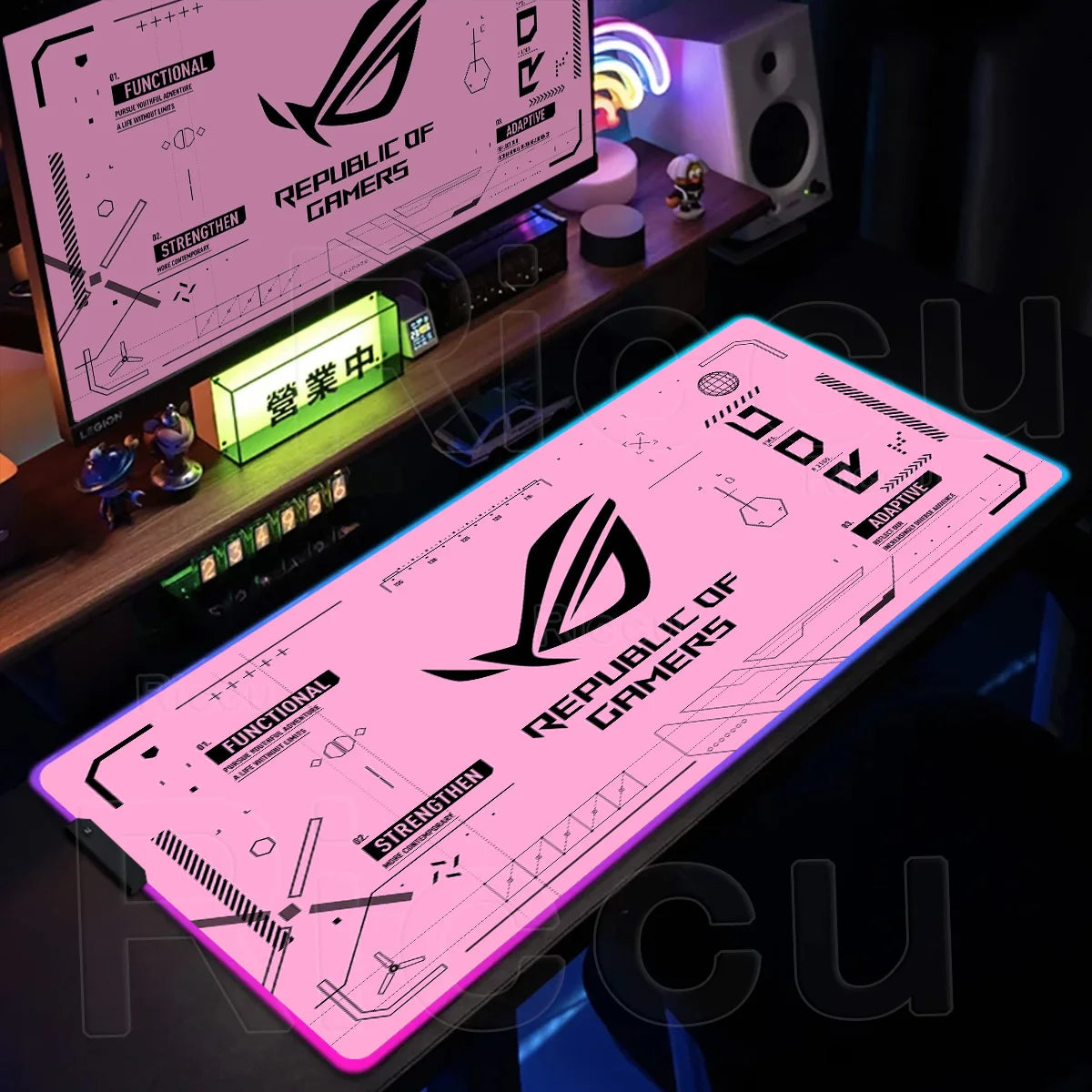 Mousepad Gaming RGB XXL | Antideslizante LED