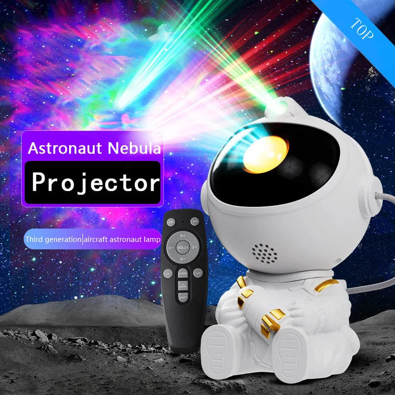 Proyector Galaxia Astronauta 🌌 | Lámpara LED Estrellada