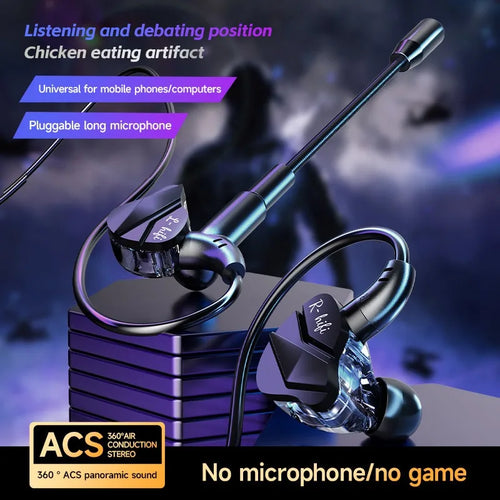 Auriculares E-Sports 7.1 HiFi 🎧 | Micrófono con Cancelación de Ruido