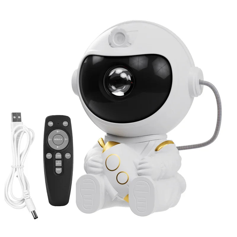 Proyector Galaxia Astronauta 🌌 | Lámpara LED Estrellada