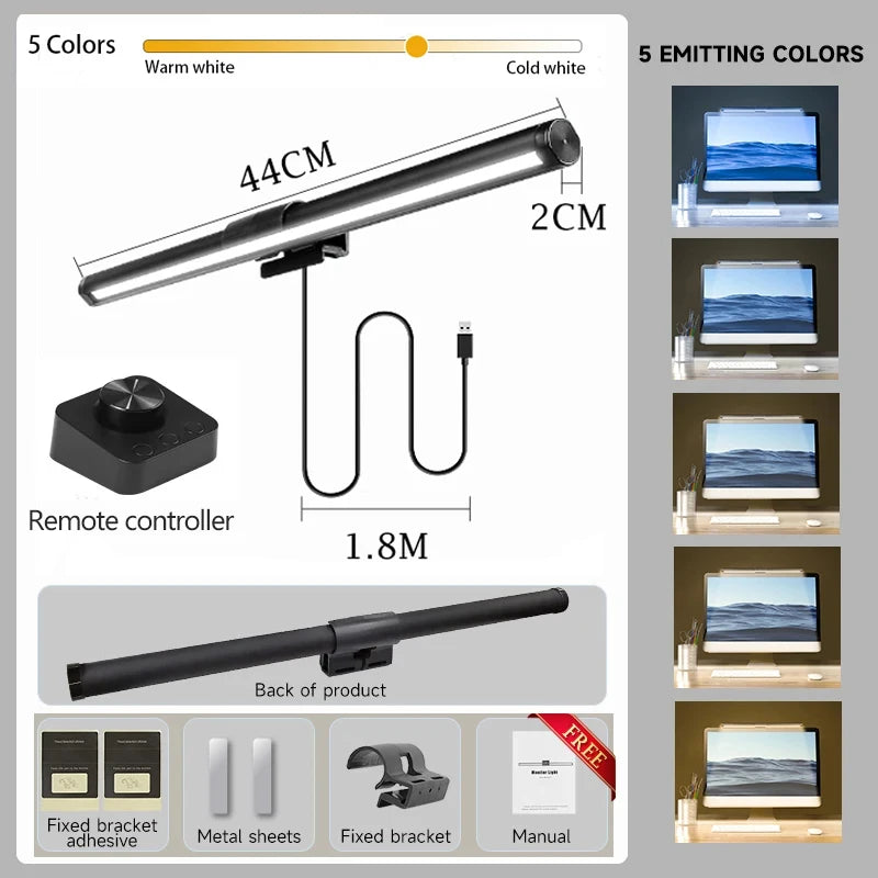Barra LED RGB para Monitor 🖥️ | Iluminación Gaming Regulable