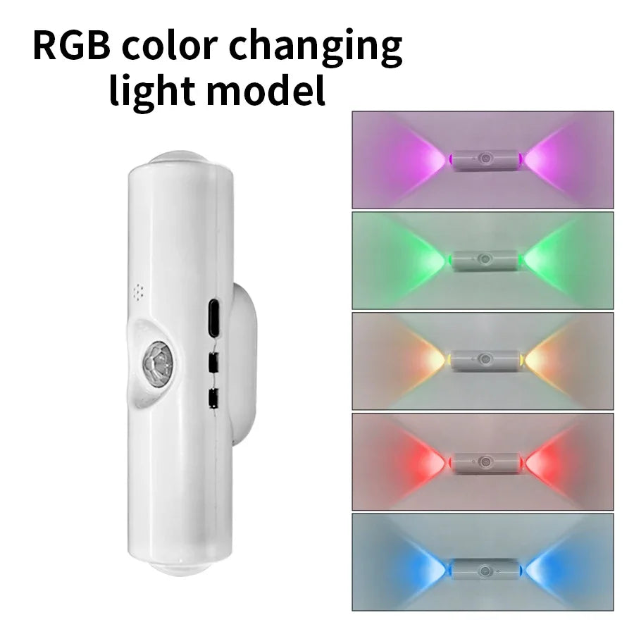 Lámpara LED Atardecer RGB 🌅 | Sensor de Movimiento y Carga USB