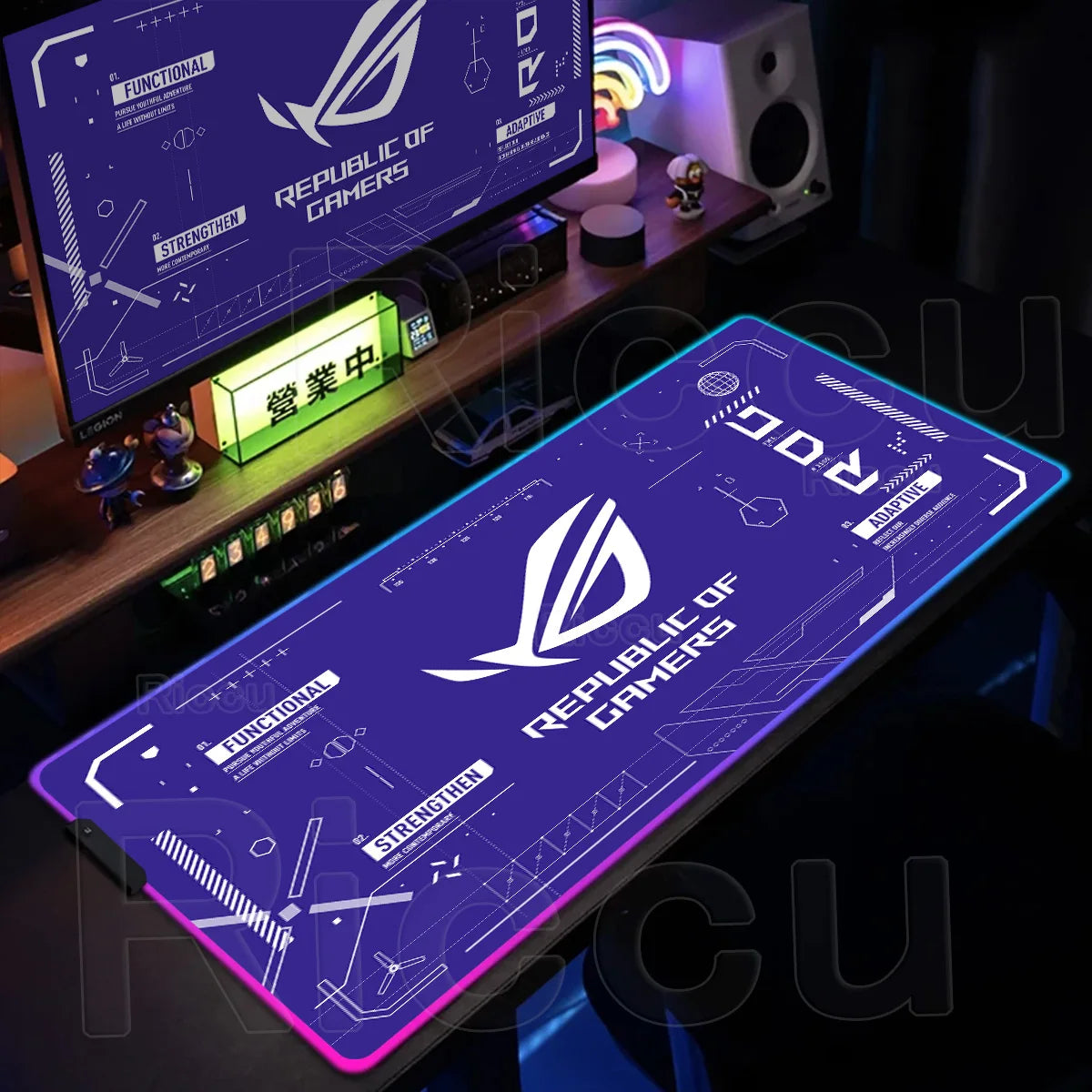 Mousepad Gaming RGB XXL | Antideslizante LED