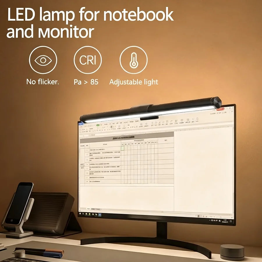 Barra LED RGB para Monitor 🖥️ | Iluminación Gaming Regulable