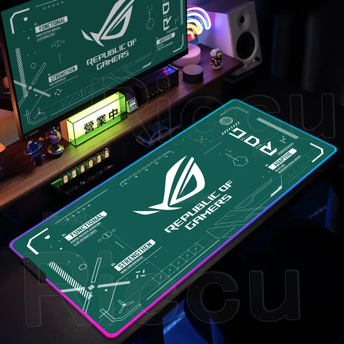 Mousepad Gaming RGB XXL | Antideslizante LED