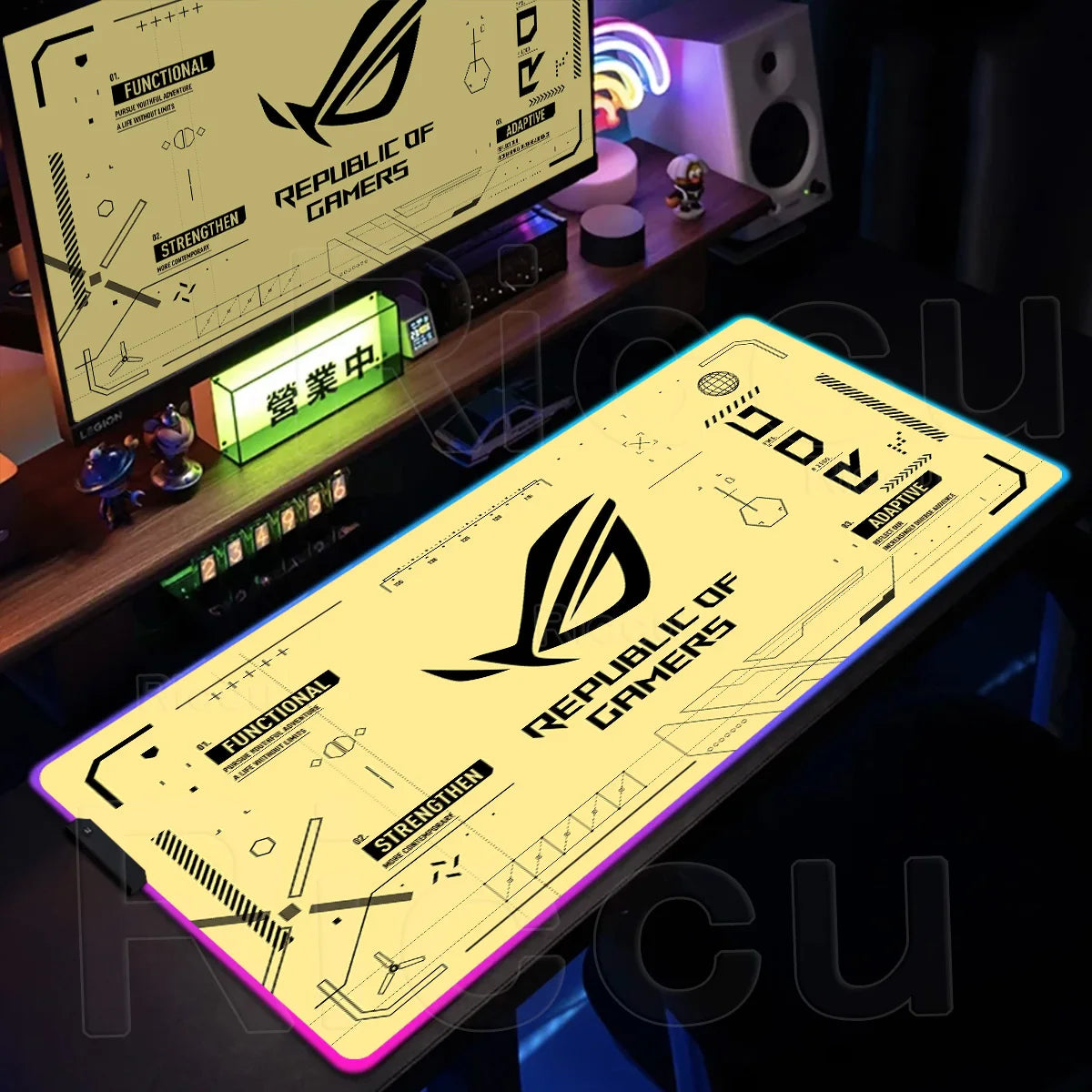 Mousepad Gaming RGB XXL | Antideslizante LED